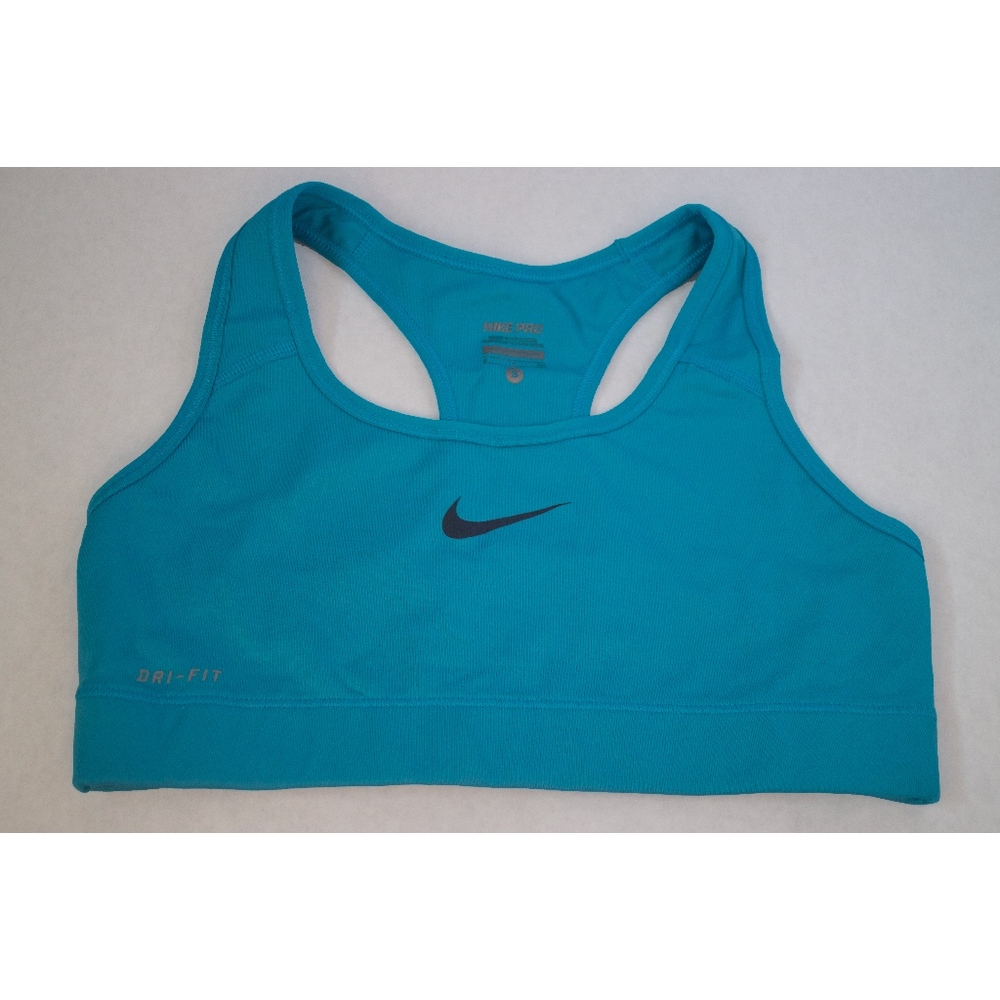 Nike Pro Dri-Fit Sports Bra in Cerulean